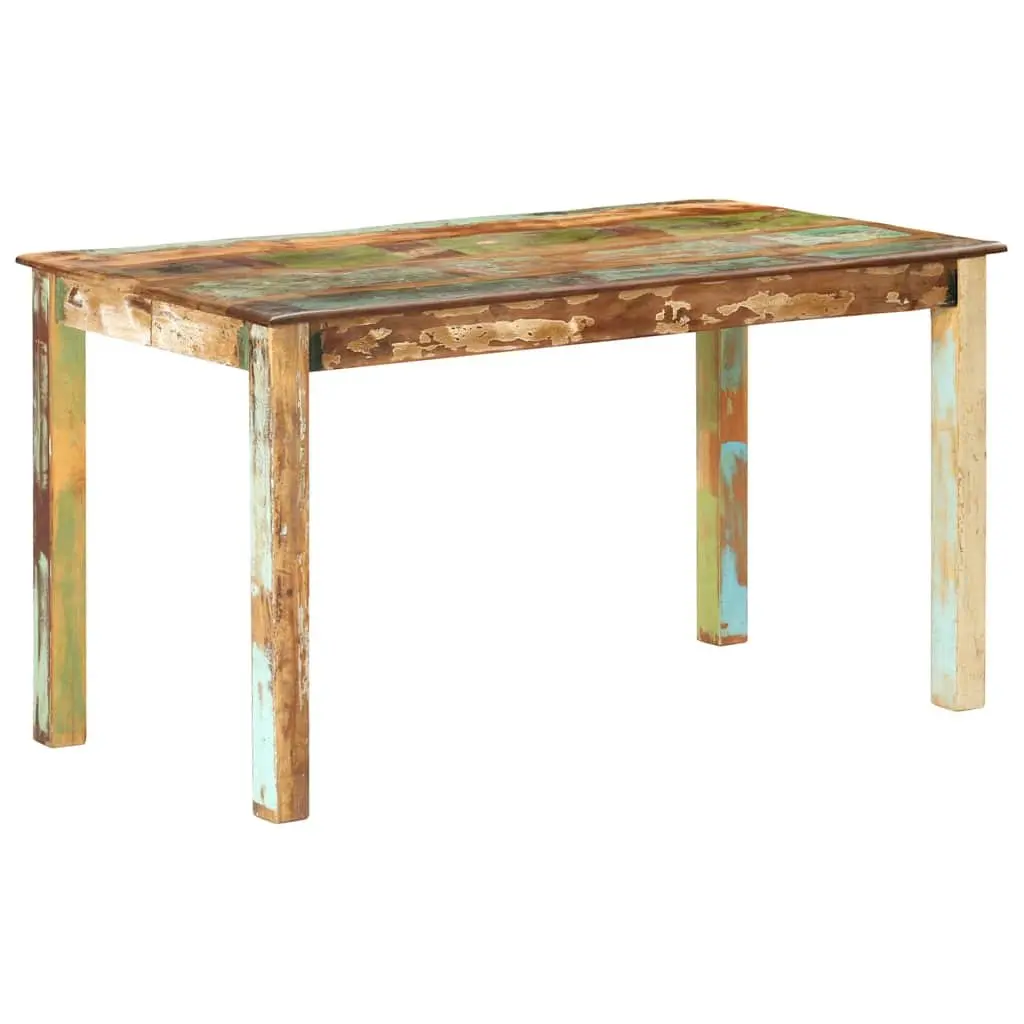 Solid Reclaimed Wood Dining Table for Kitchen or Dining Room