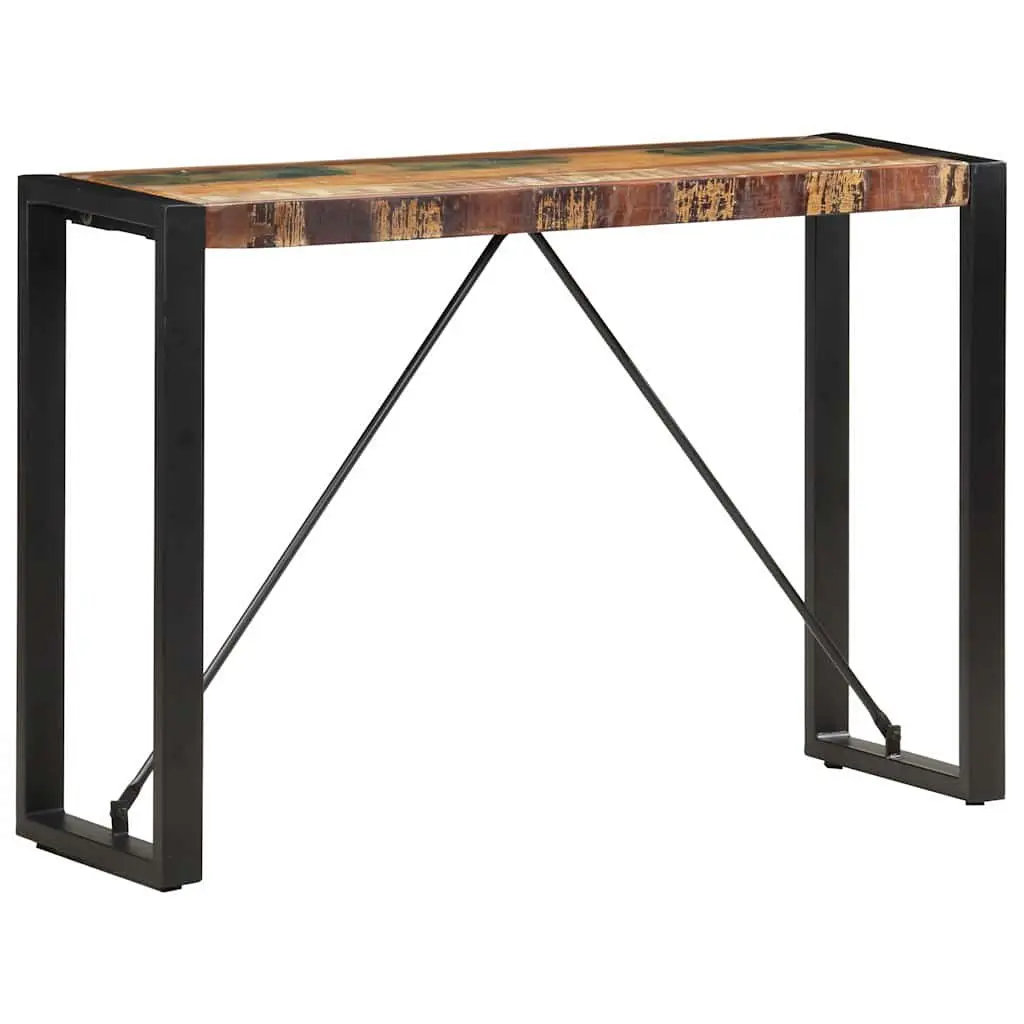 Solid Reclaimed Wood Console Table 110x35x76cm