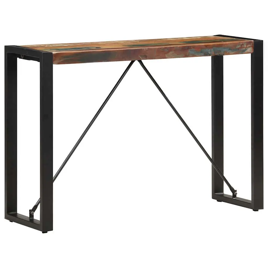 Solid Reclaimed Wood Console Table 110x35x76cm