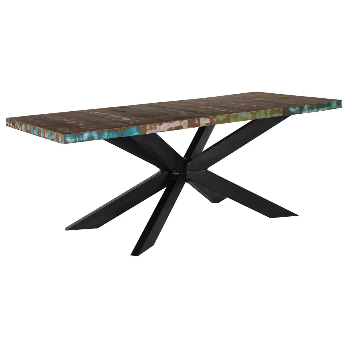 Solid Reclaimed Wood Dining Table 180x90x76 cm
