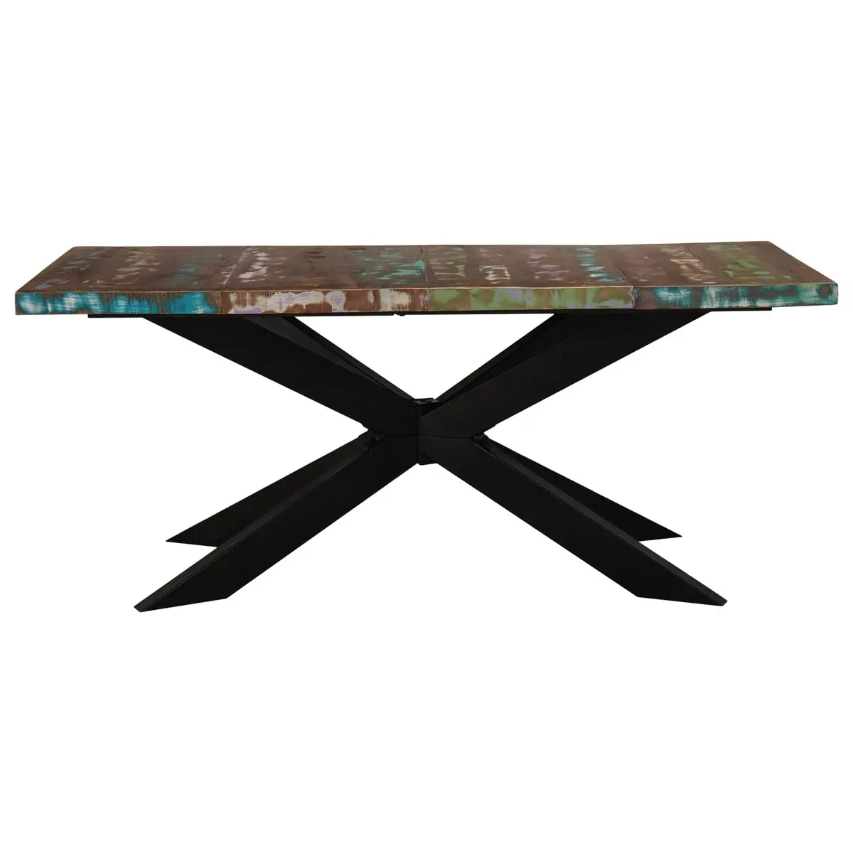 Solid Reclaimed Wood Dining Table 180x90x76 cm