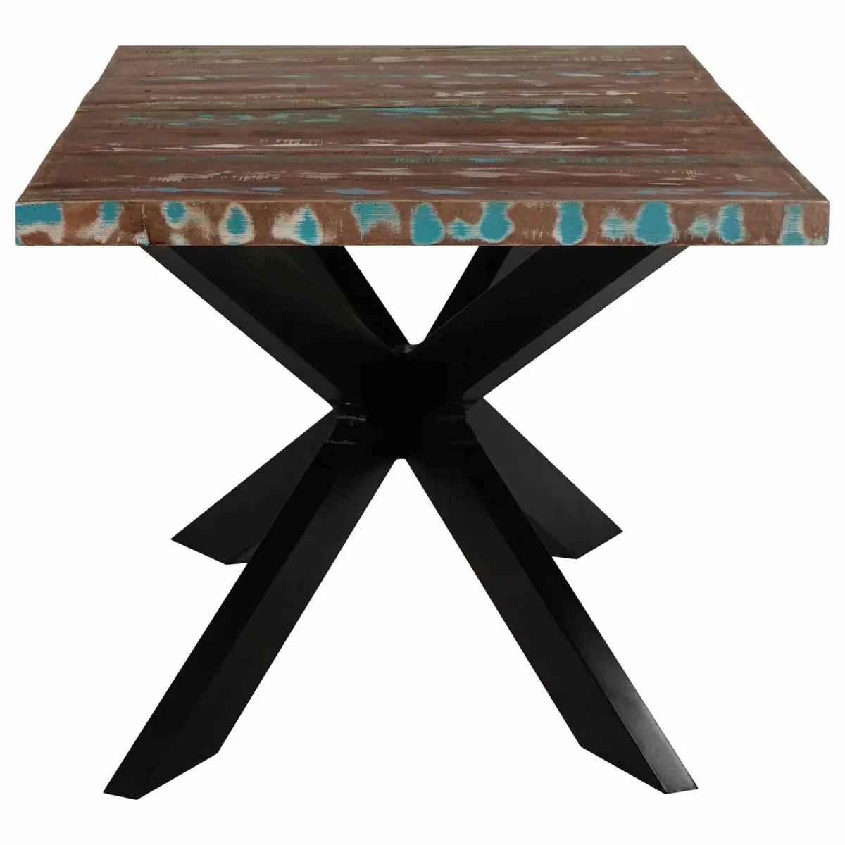 Solid Reclaimed Wood Dining Table 180x90x76 cm
