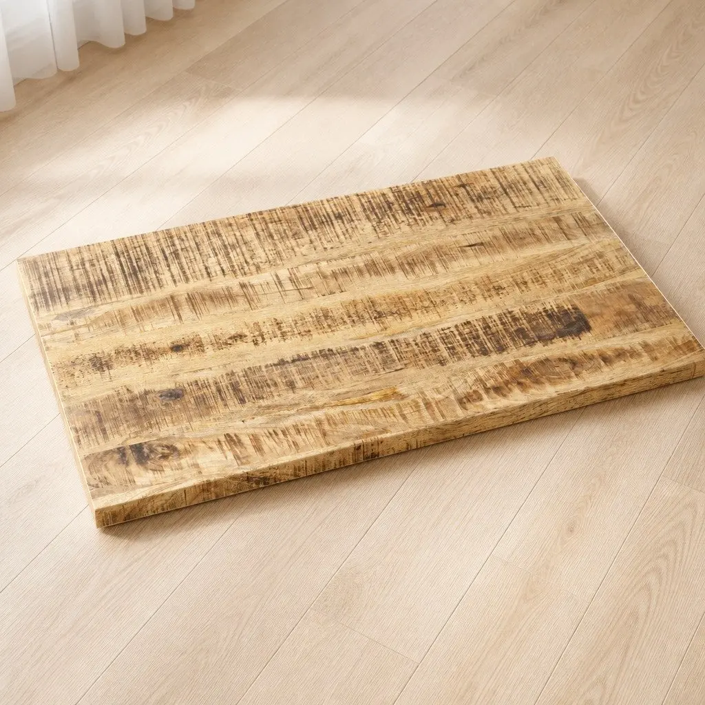 Solid Wood Table Top 60x60cm Brown Mango