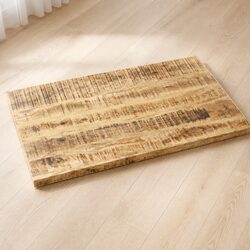Durable Solid Wood Table Top 60x60cm Brown Mango