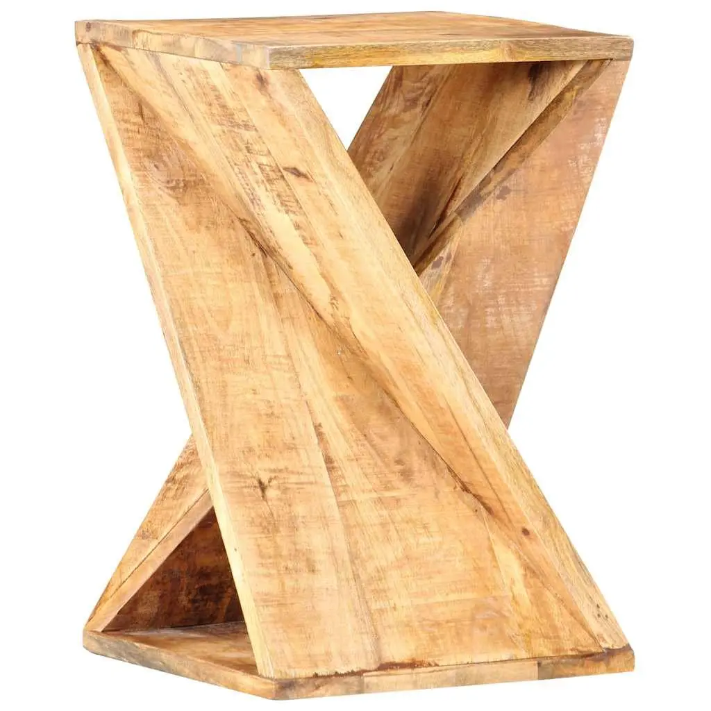 Solid Mango Wood Accent Table 35x35x55 cm