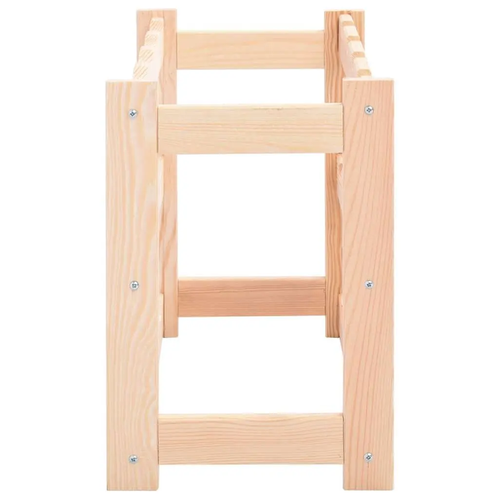 Wine Rack for 12 Bottles Solid Wood Pine Storage Display Shelf Holder Stand