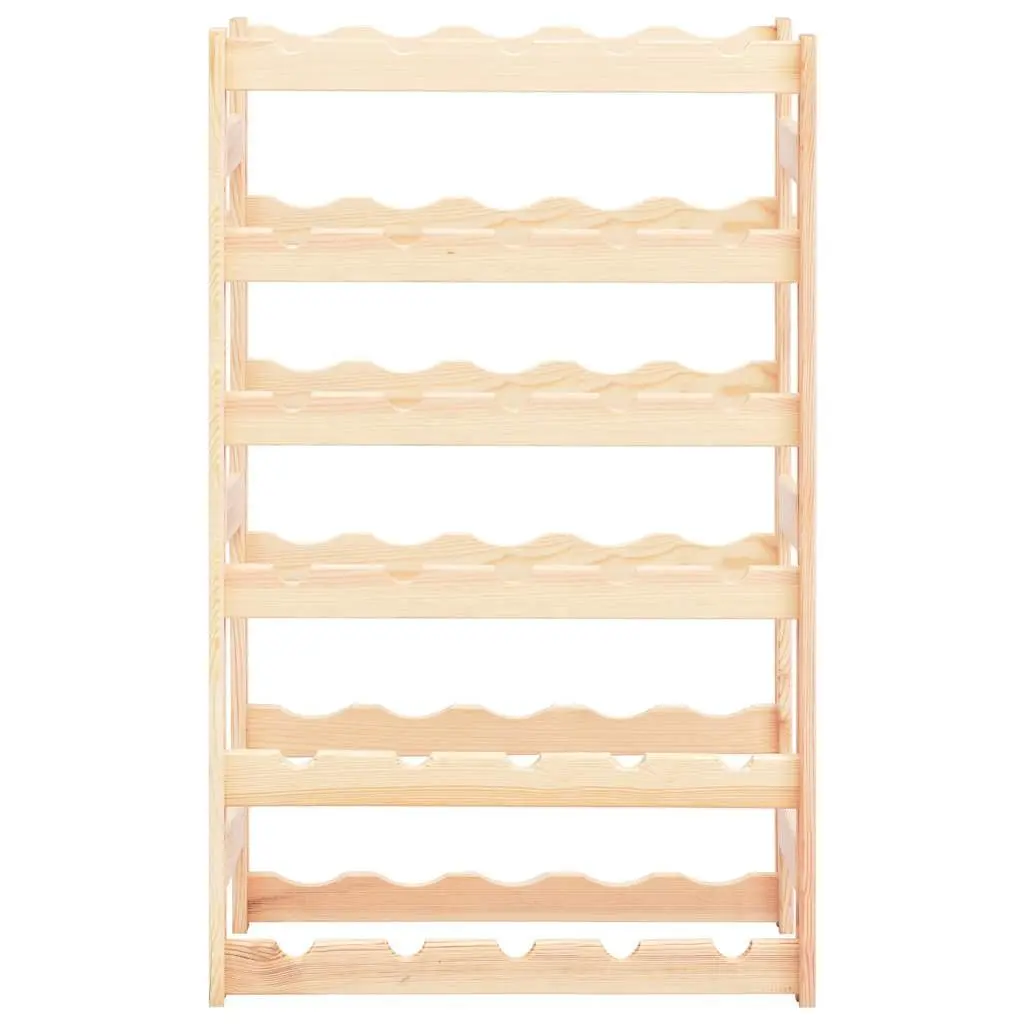 Solid Wood Wine Rack for 30 Bottles