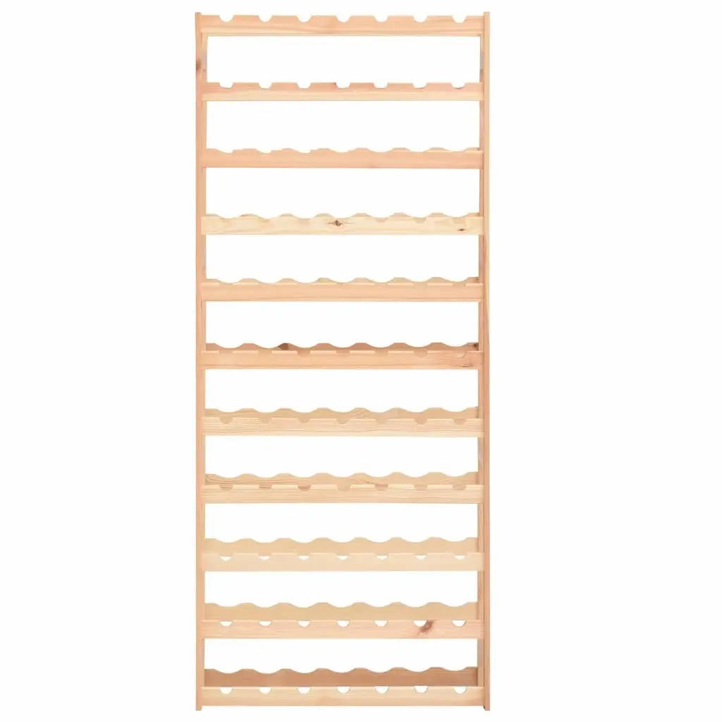 Wine Rack 77 Bottle Solid Wood Storage Display Cabinet Shelf Holder Stand