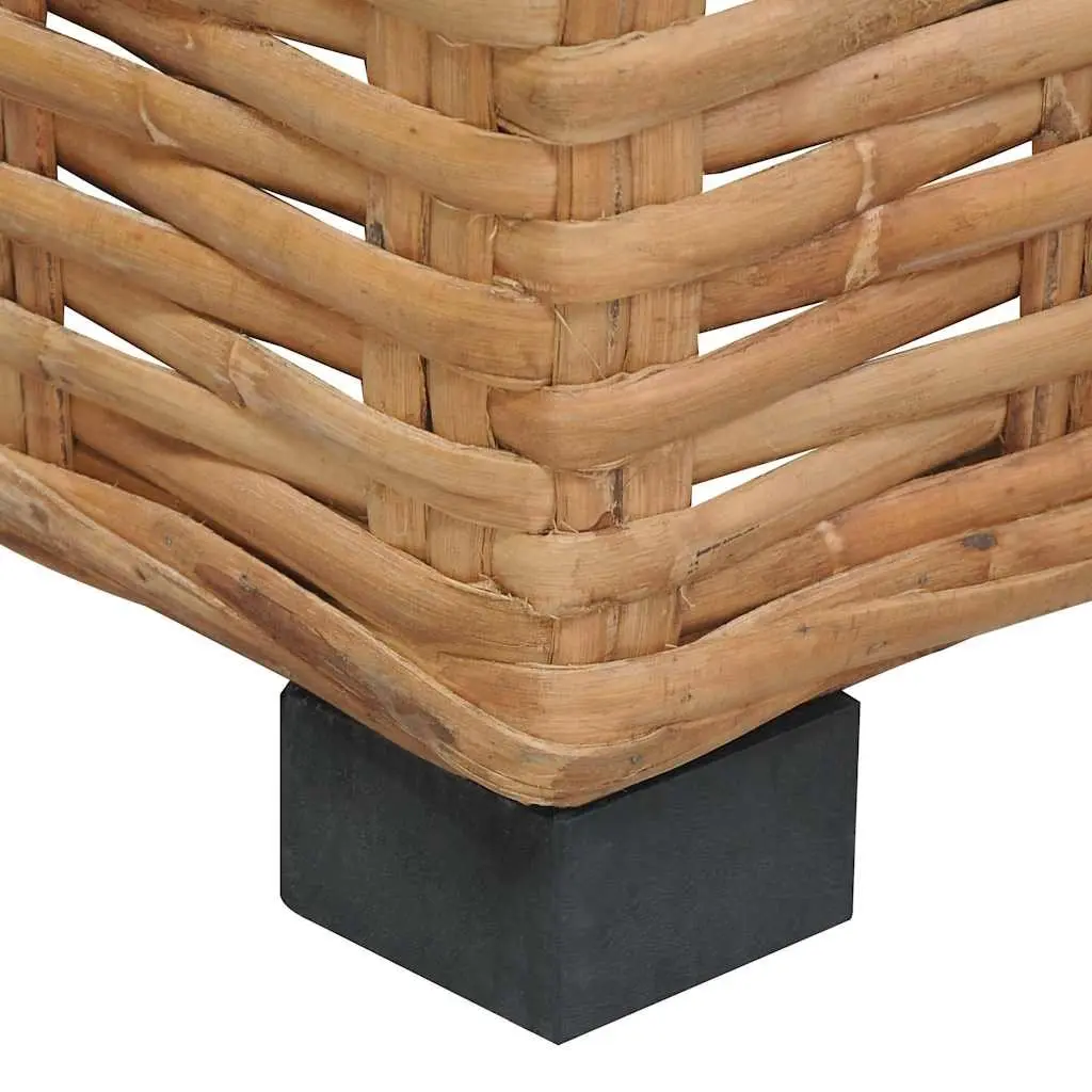 Corner Sofa Outdoor Natural Rattan Brown Garden Seating