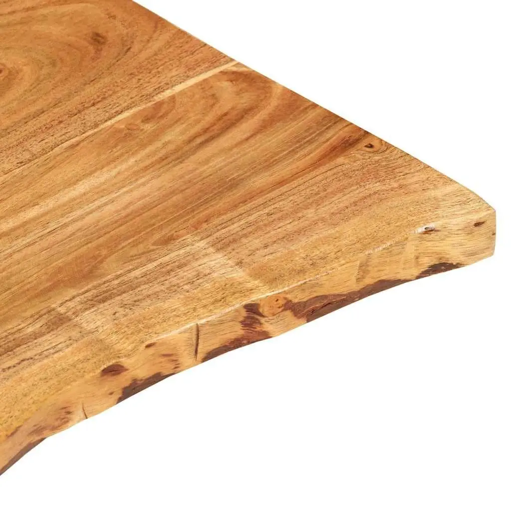 Rustic Solid Acacia Wood Bathroom Vanity Top 80x52cm