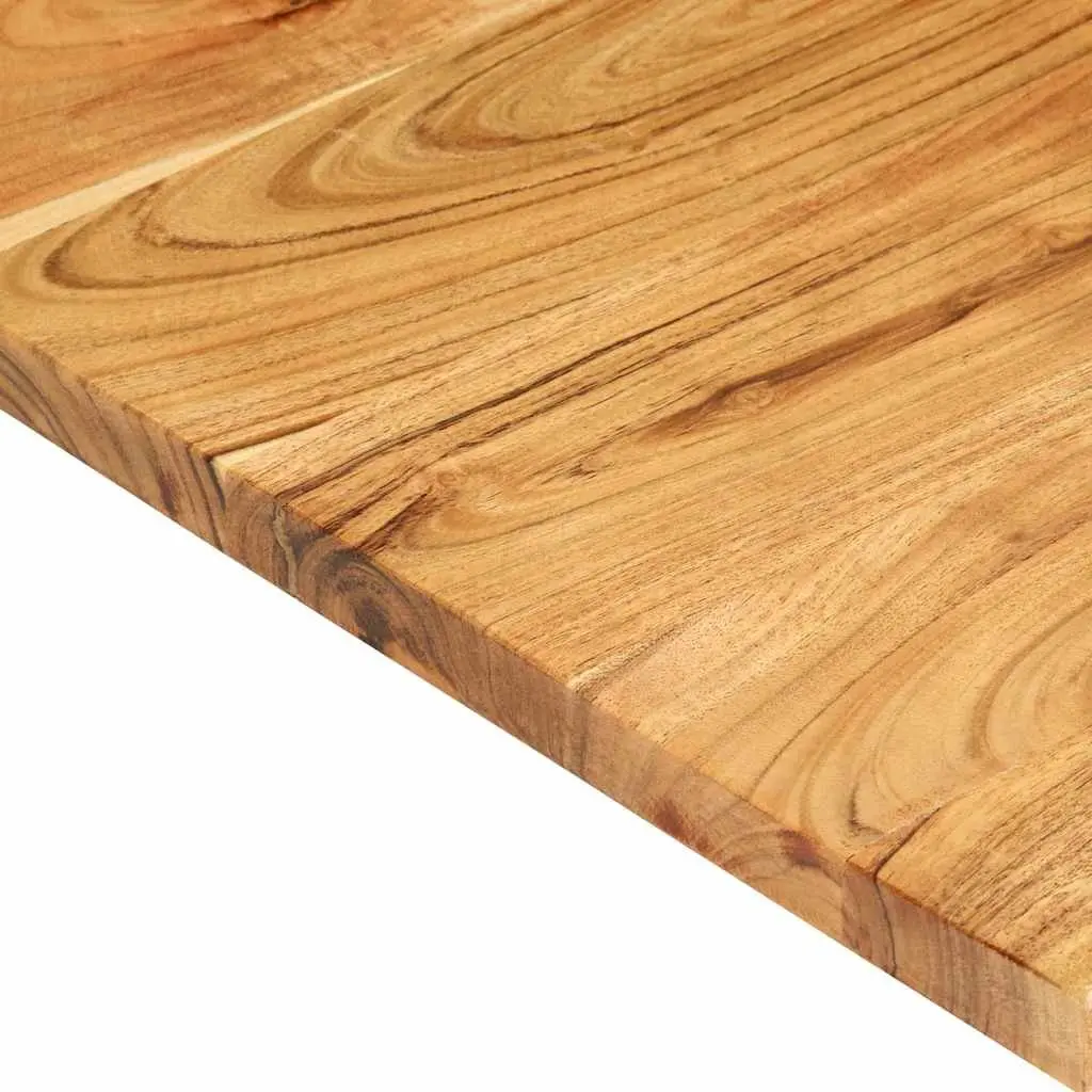 Rustic Solid Acacia Wood Bathroom Vanity Top 80x52cm