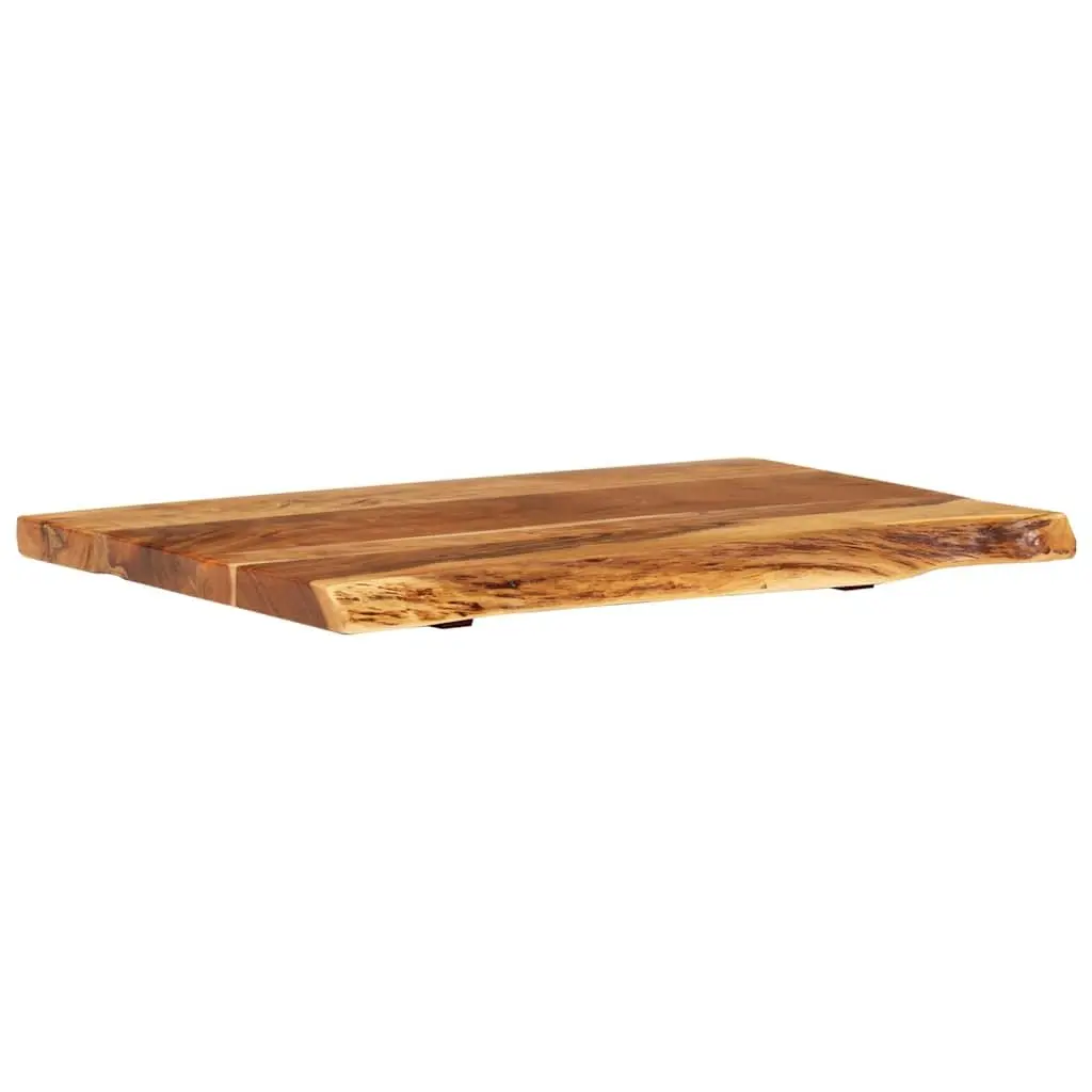 Rustic Acacia Wood Bathroom Vanity Top with Live Edge