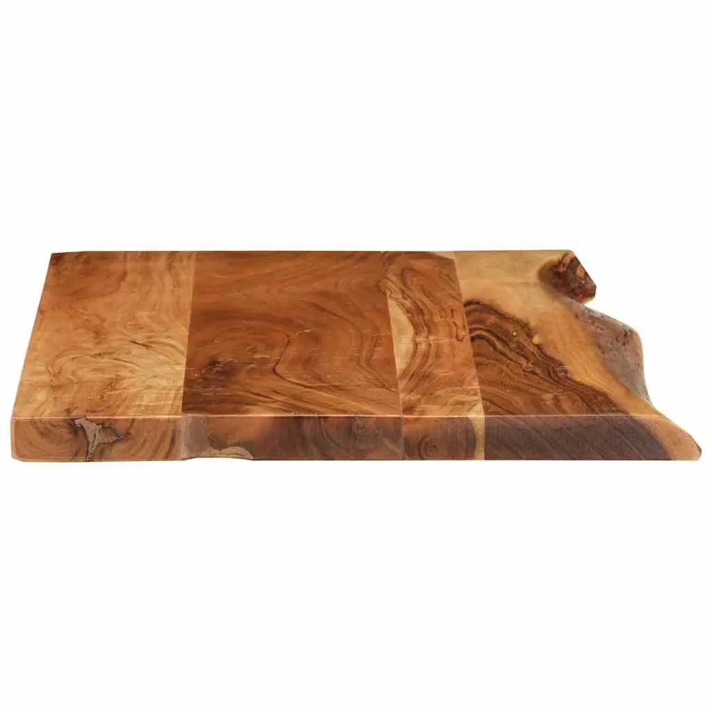 Rustic Acacia Wood Bathroom Vanity Top with Live Edge