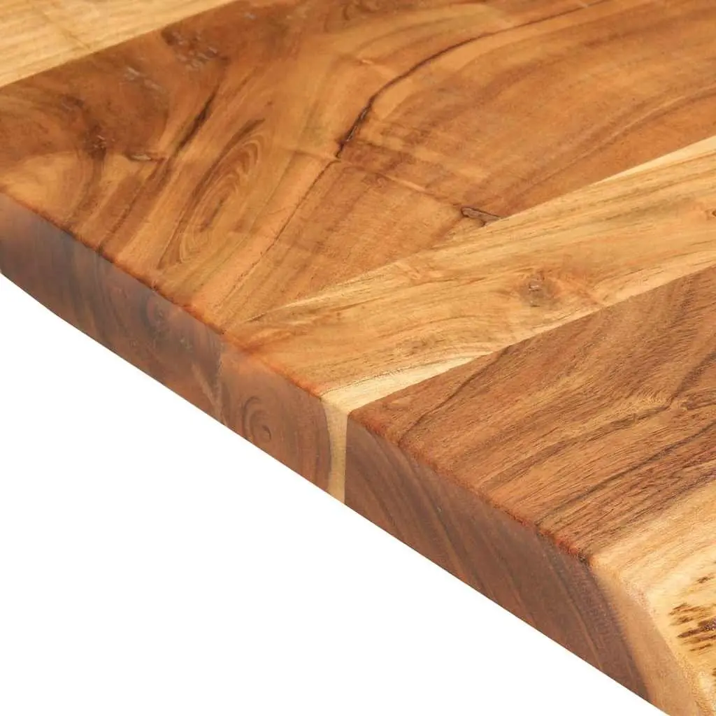Rustic Acacia Wood Bathroom Vanity Top with Live Edge