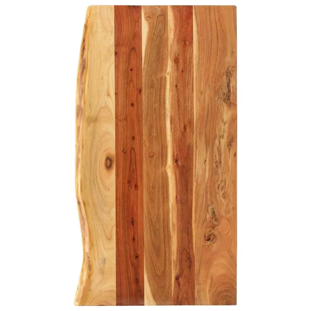 Rustic Live Edge Solid Acacia Wood Bathroom Vanity Top