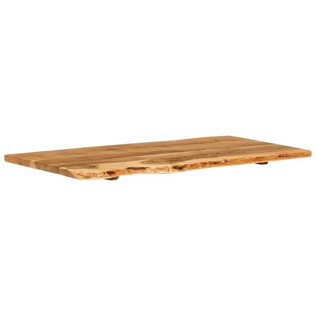 Rustic Live Edge Solid Acacia Wood Bathroom Vanity Top
