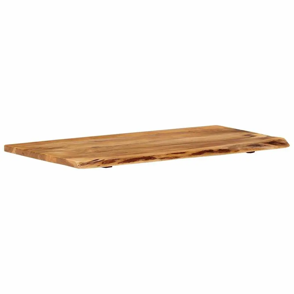 Rustic Live Edge Solid Acacia Wood Bathroom Vanity Top