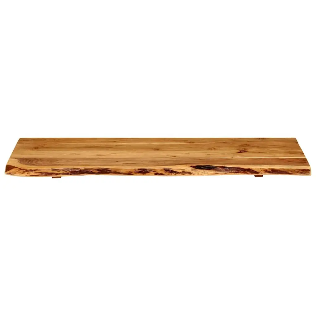 Rustic Live Edge Solid Acacia Wood Bathroom Vanity Top