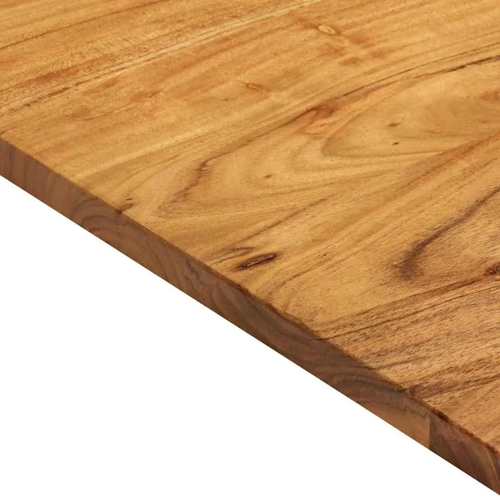 Rustic Acacia Wood Bathroom Vanity Top with Live Edge 114cm