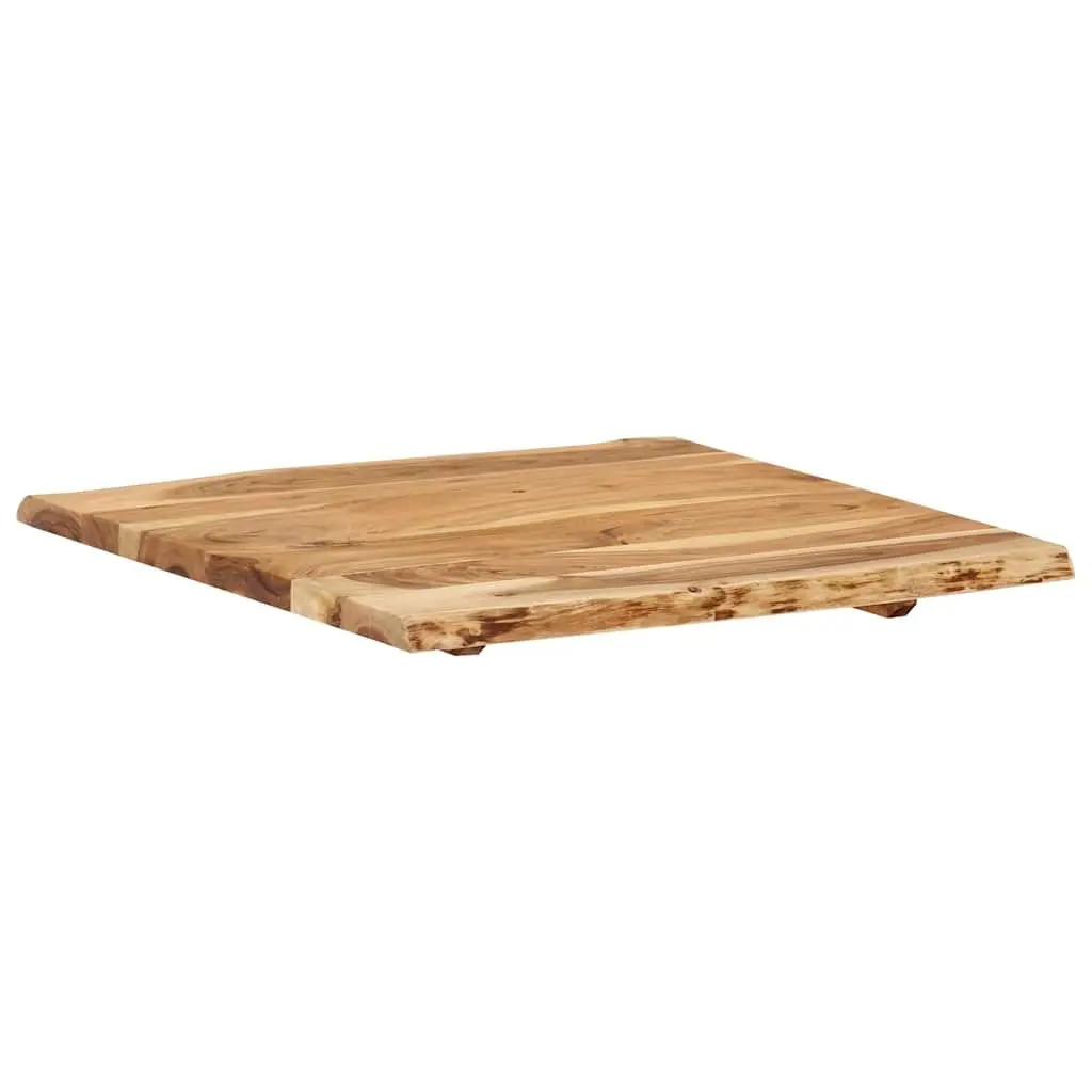 Solid Acacia Wood Table Top with Live Edge for Unique Style