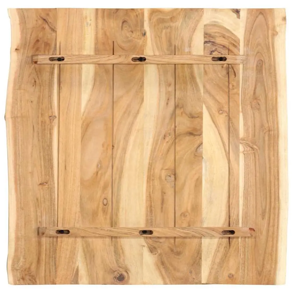 Solid Acacia Wood Table Top with Live Edge for Unique Style