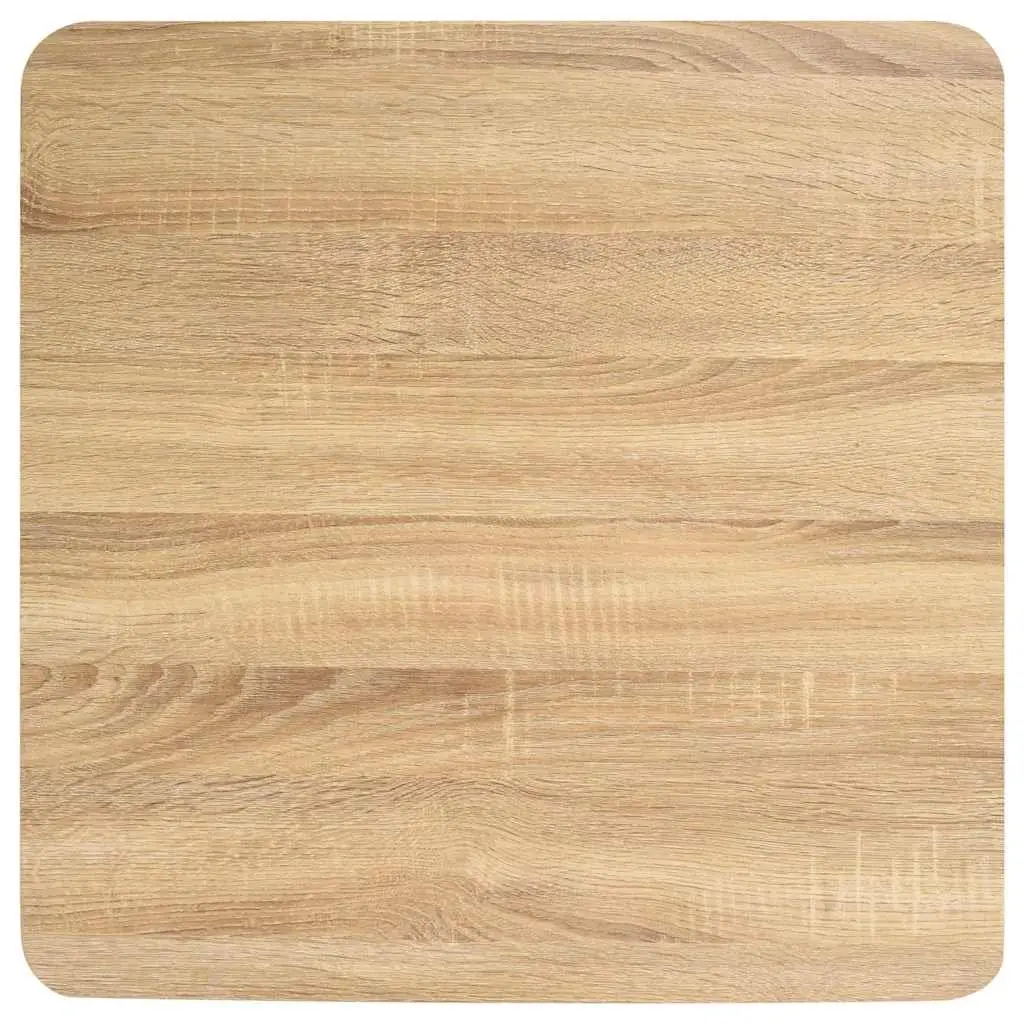 Light Brown Square Bistro Table 60x60cm for Dining