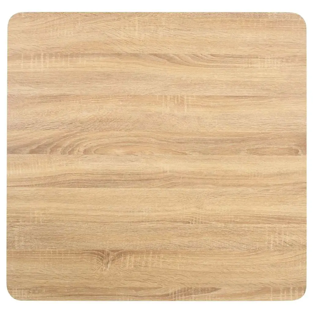 Bistro Table MDF Brown 80x80cm Steel Leg
