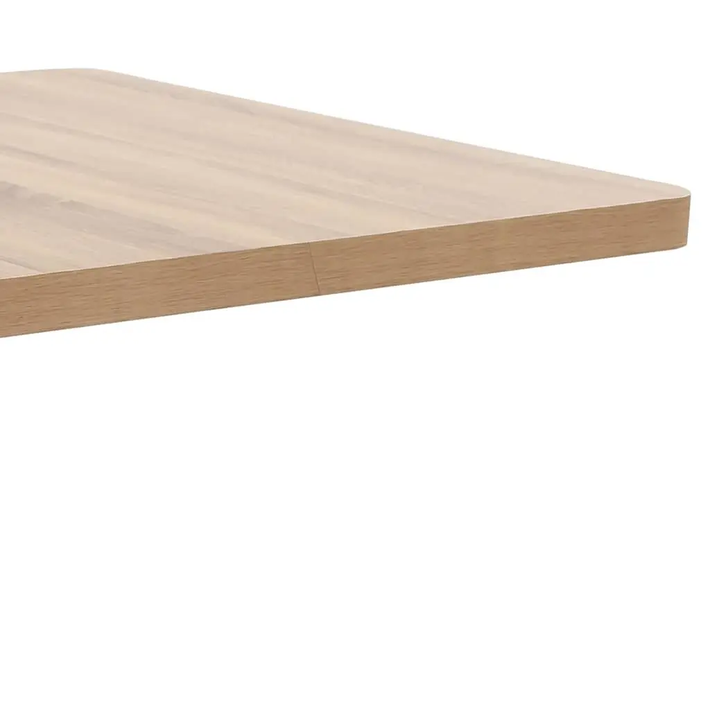 Bistro Table MDF Brown 80x80cm Steel Leg