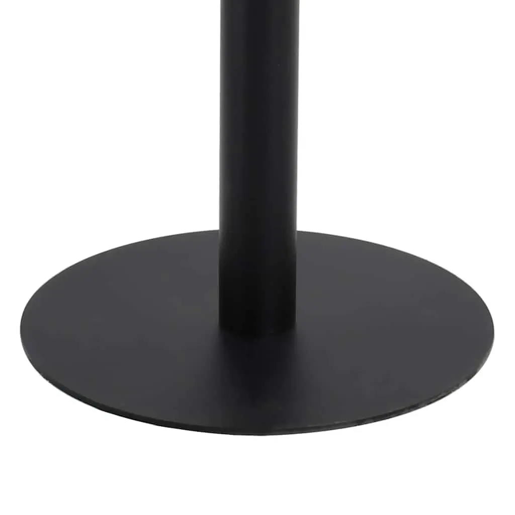 Bistro Table MDF Brown 80x80cm Steel Leg