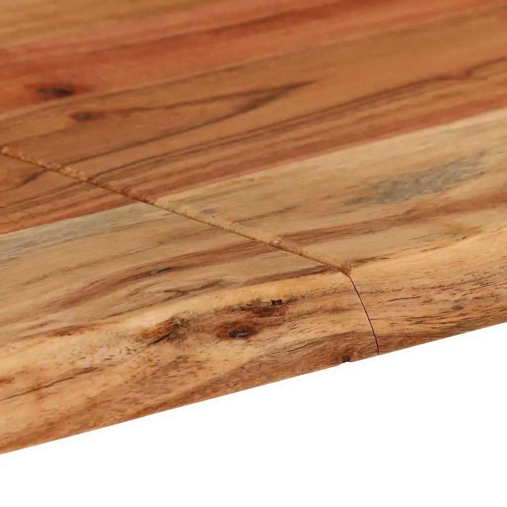 Dining Table Solid Acacia Wood 154x80x76cm Brown