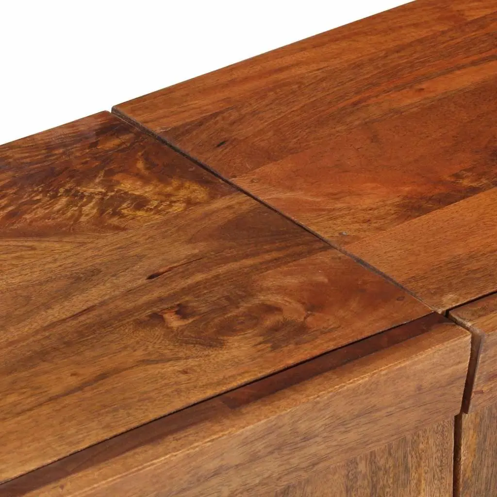 Solid Mango Wood TV Cabinet with Ample Storage