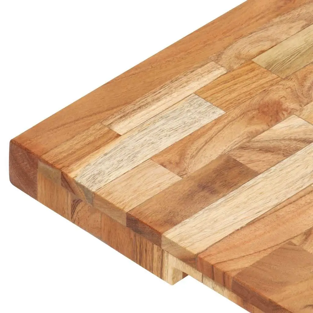 Solid Acacia Wood Chopping Board 40x30x4 cm Brown