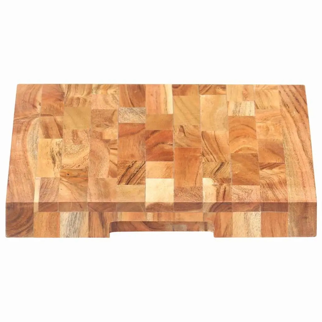 Solid Acacia Wood Chopping Board 40x30x4 cm Brown
