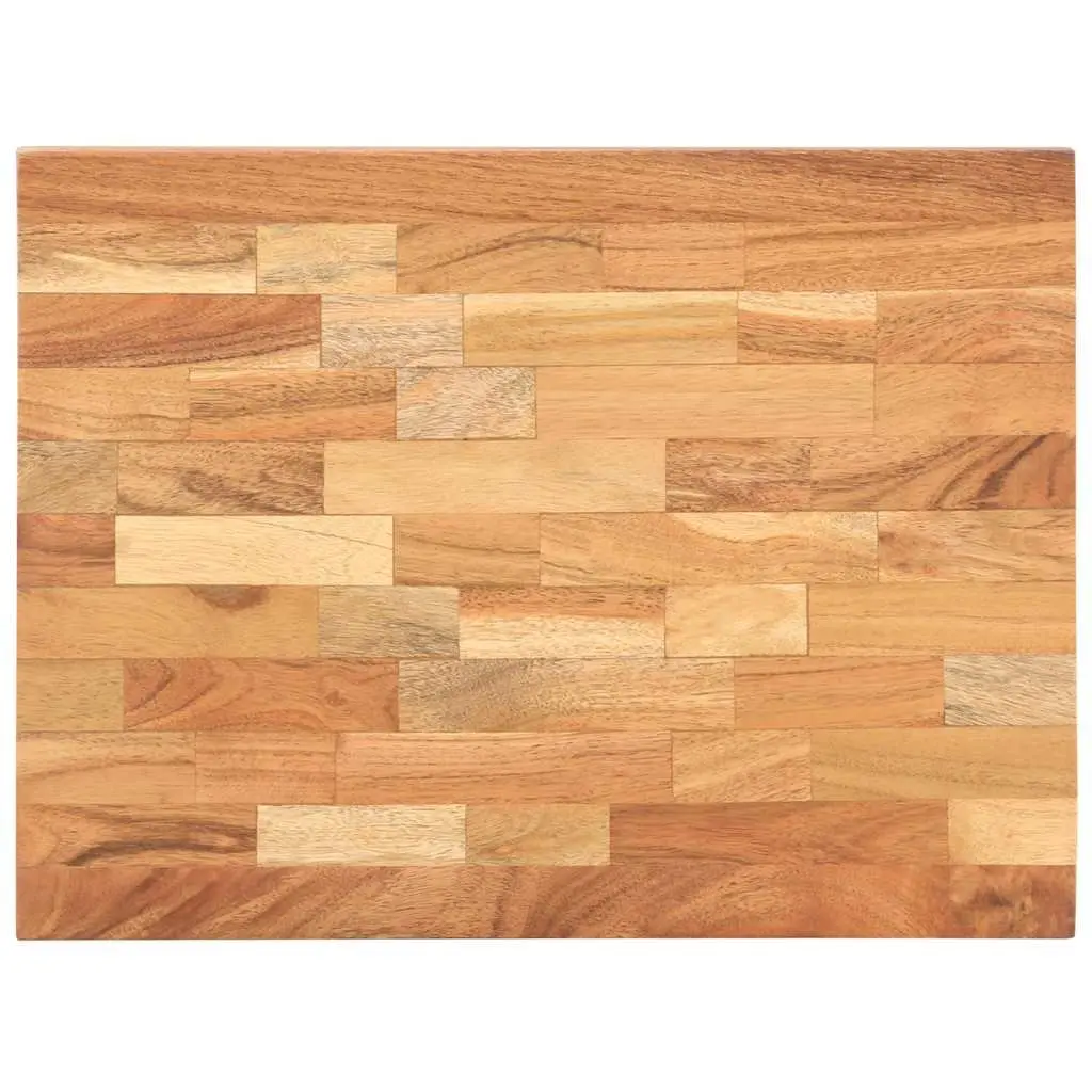 Solid Acacia Wood Chopping Board 40x30x4 cm Brown