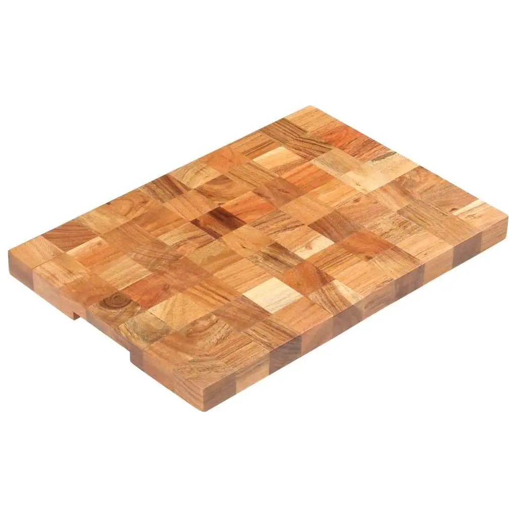 Solid Acacia Wood Cutting Board 50x34x3.8 cm