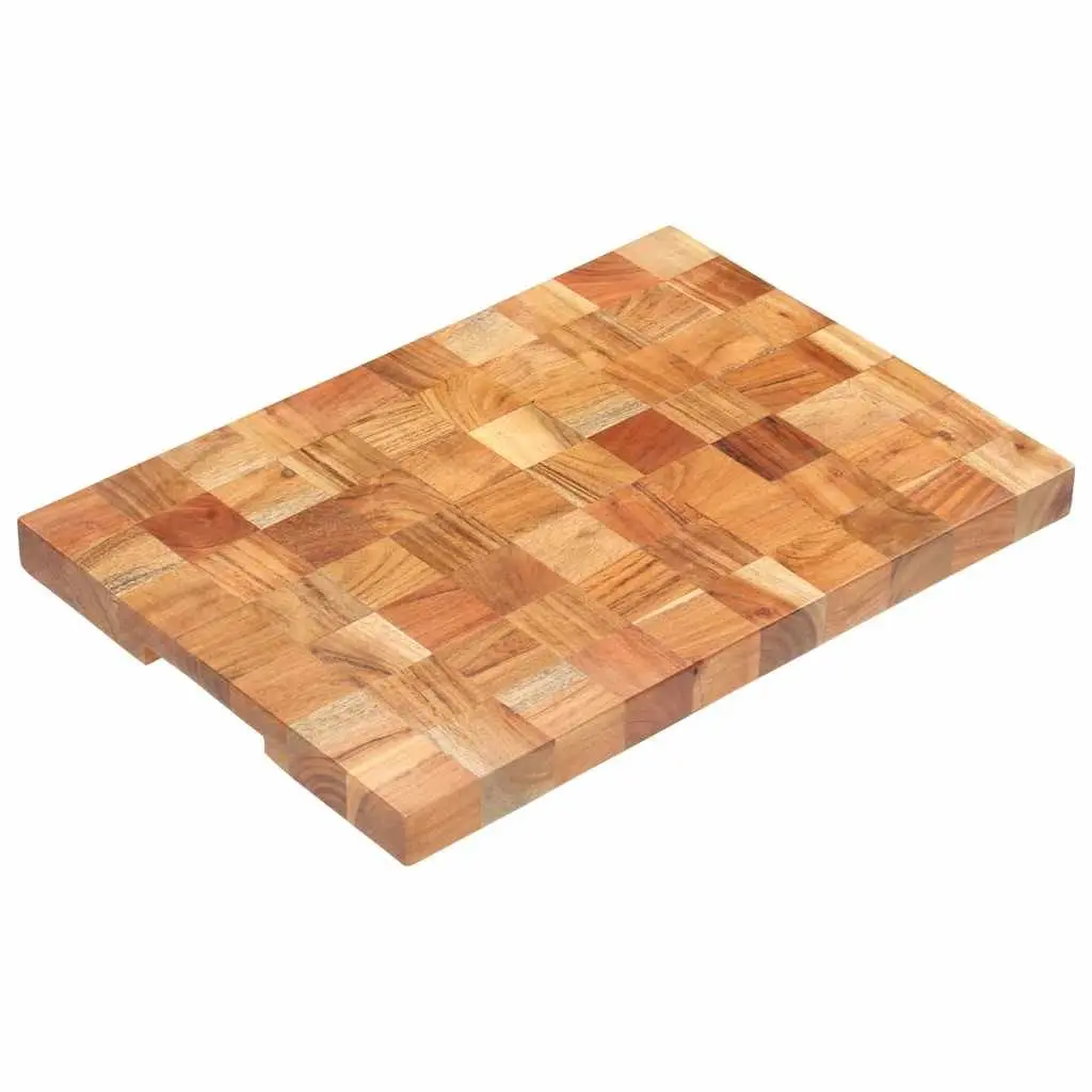 Solid Acacia Wood Cutting Board 50x34x3.8 cm