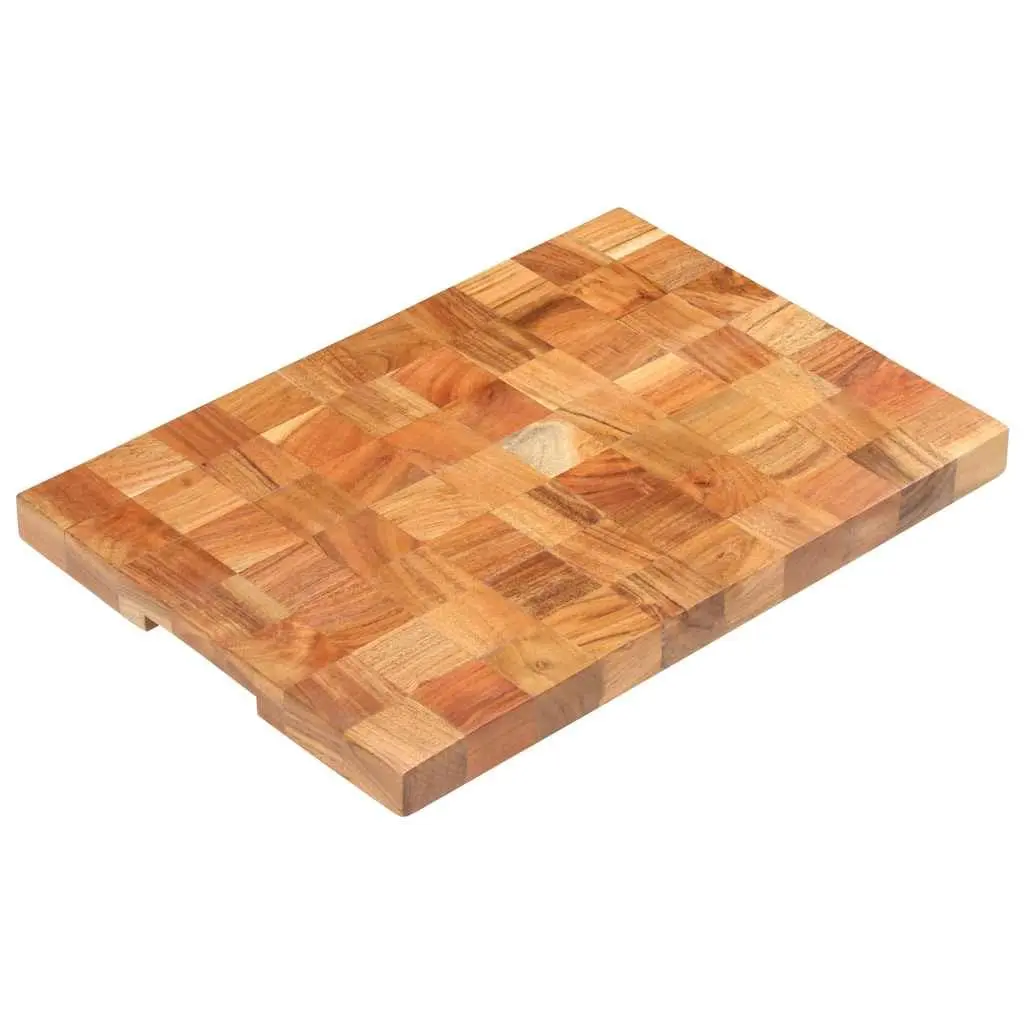 Solid Acacia Wood Cutting Board 50x34x3.8 cm