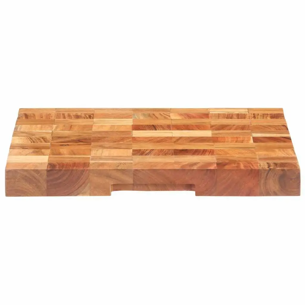 Solid Acacia Wood Cutting Board 50x34x3.8 cm