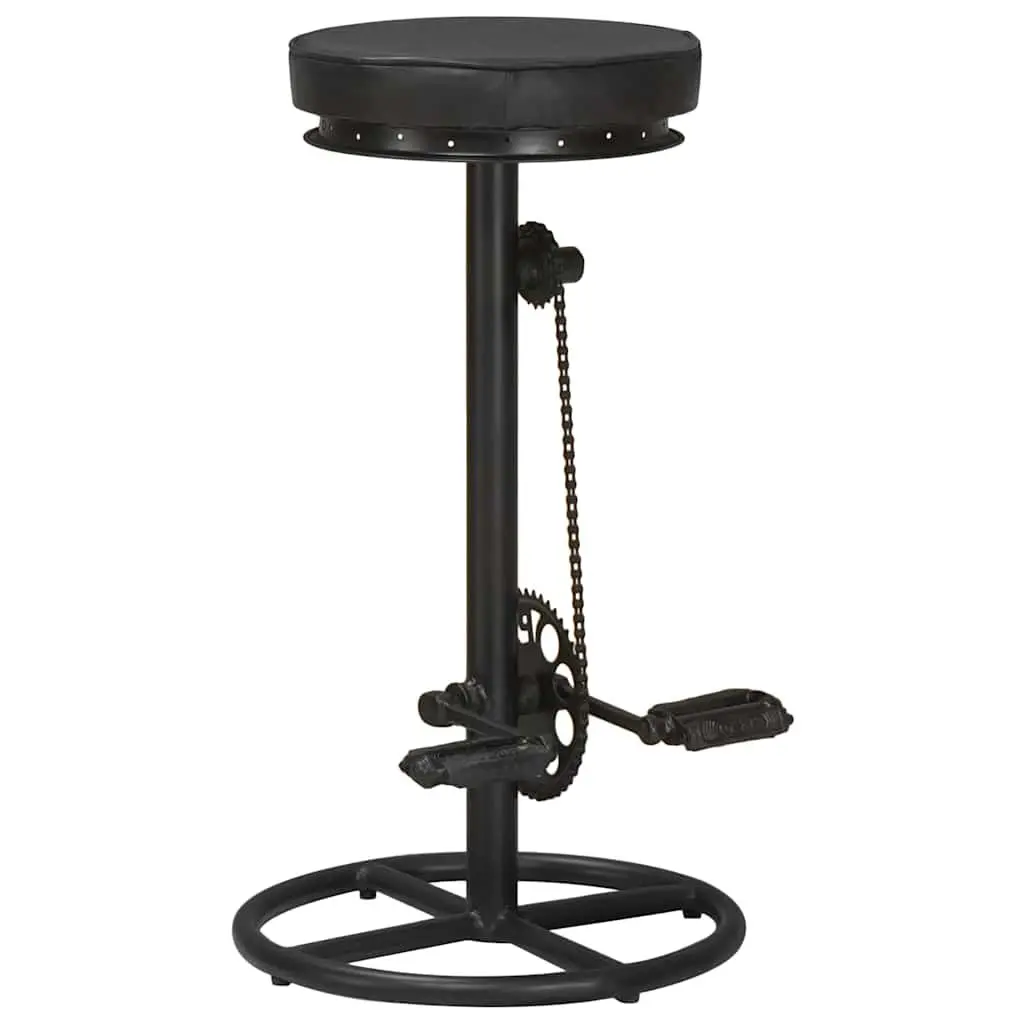 Industrial Bar Stools with Bicycle Pedal Footrests