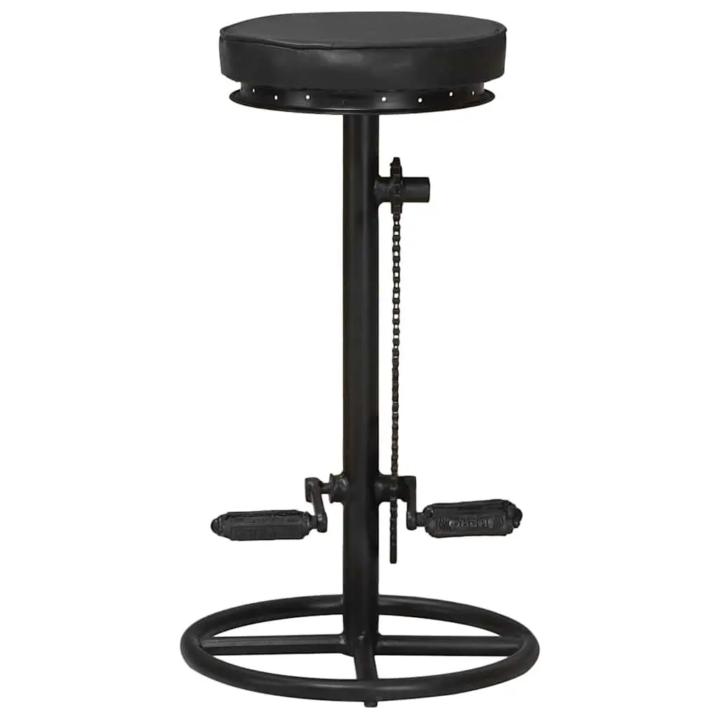 Industrial Bar Stools with Bicycle Pedal Footrests