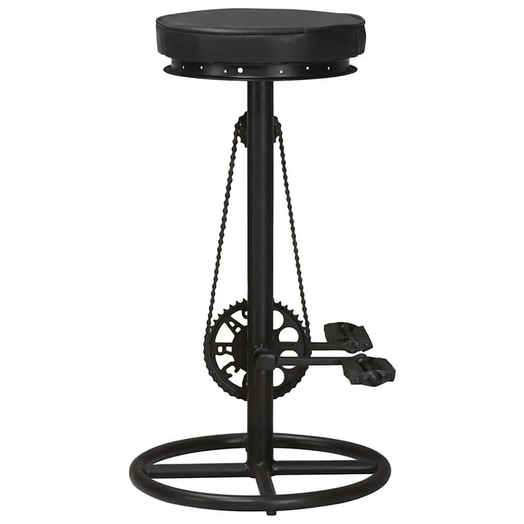 Industrial Bar Stools with Bicycle Pedal Footrests