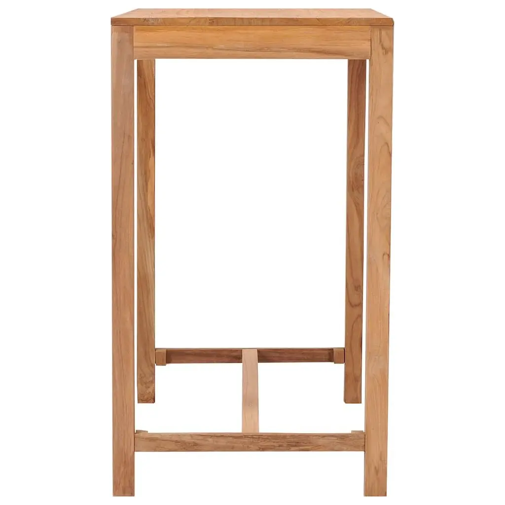 Solid Teak Wood Bar Table for Outdoor Spaces