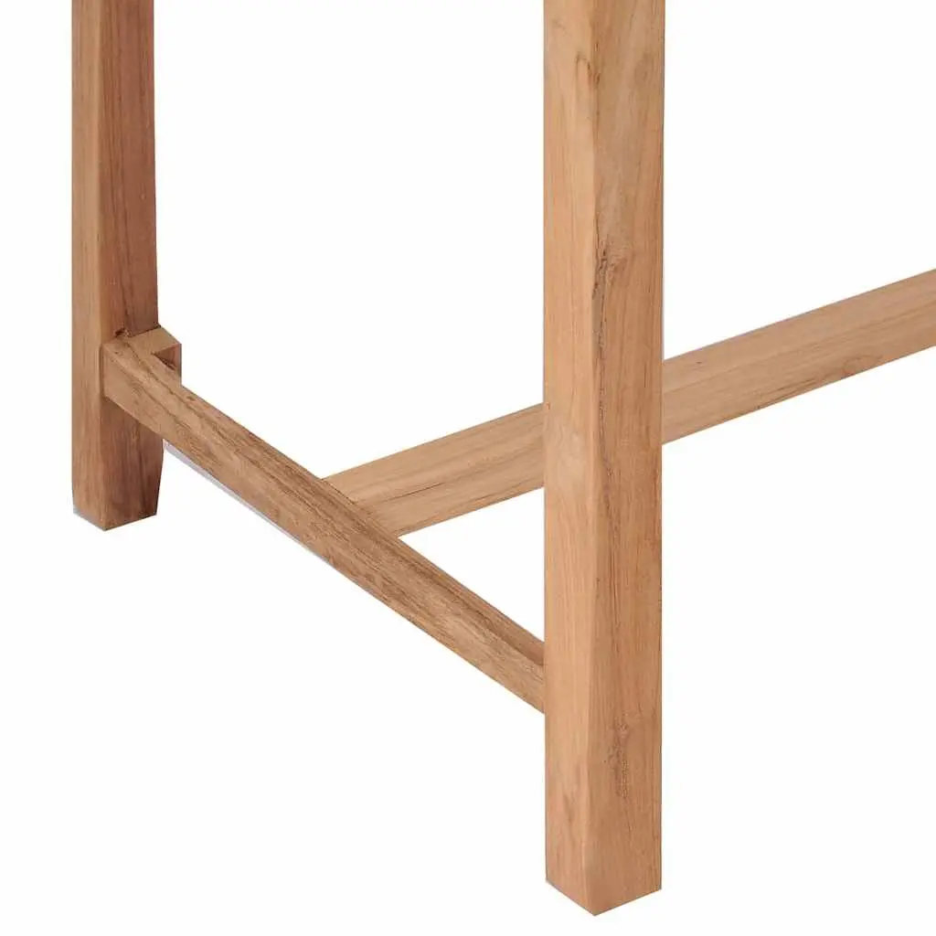 Solid Teak Wood Bar Table for Outdoor Spaces