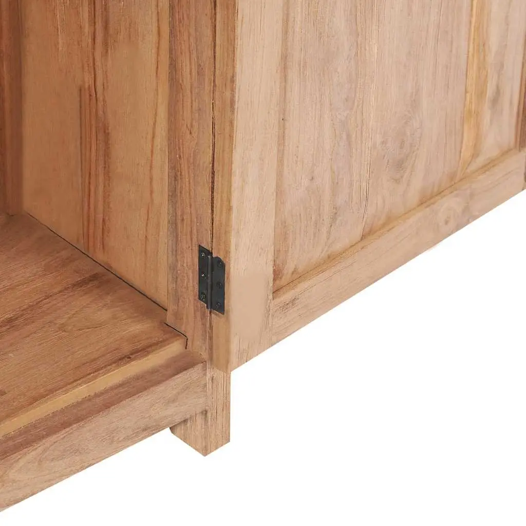 Rustic Colonial Sideboard Cabinet in Solid Teak Wood