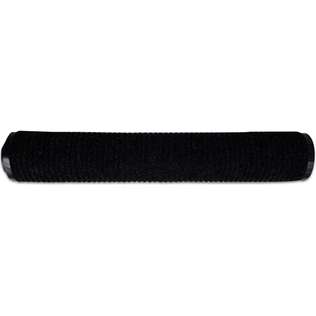 Door Mat PVC 117x220 cm Black Non-Slip Indoor Outdoor Entrance Hallway