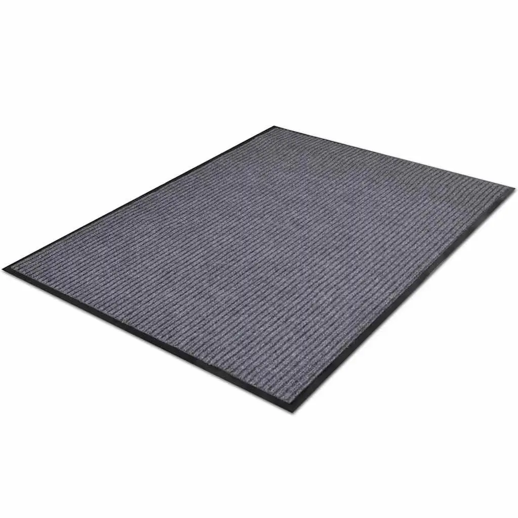 Door Mat PVC Non-slip 117x220 cm Grey