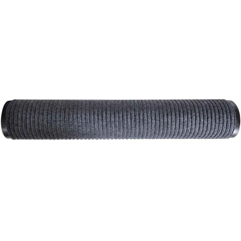 Door Mat PVC Non-slip 117x220 cm Grey