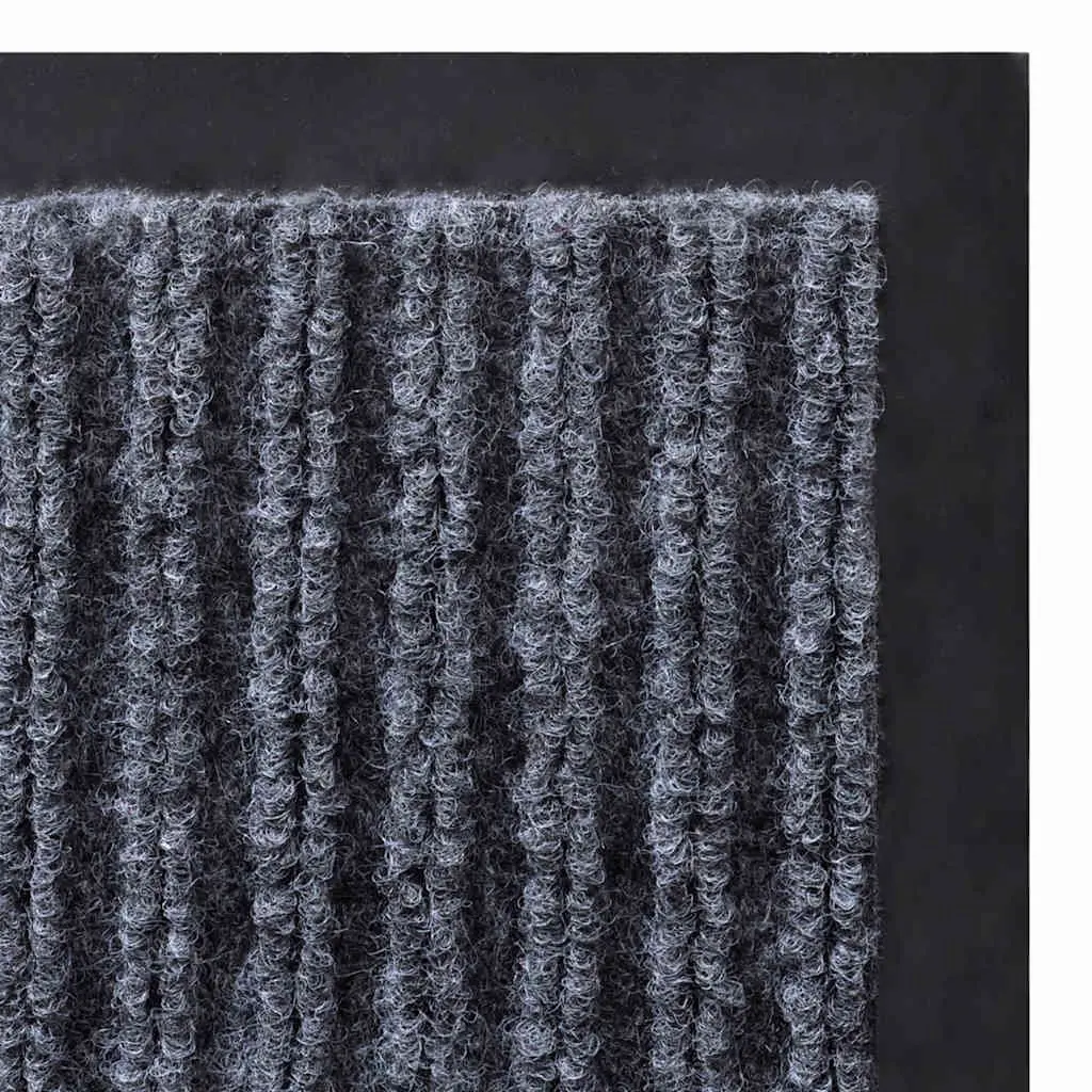 Door Mat PVC Non-slip 117x220 cm Grey