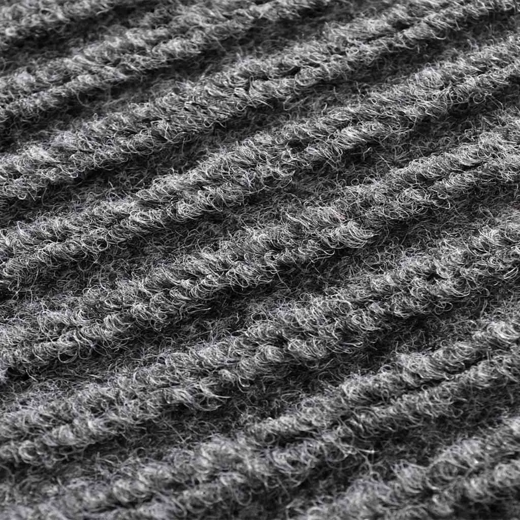 Door Mat PVC Non-slip 117x220 cm Grey