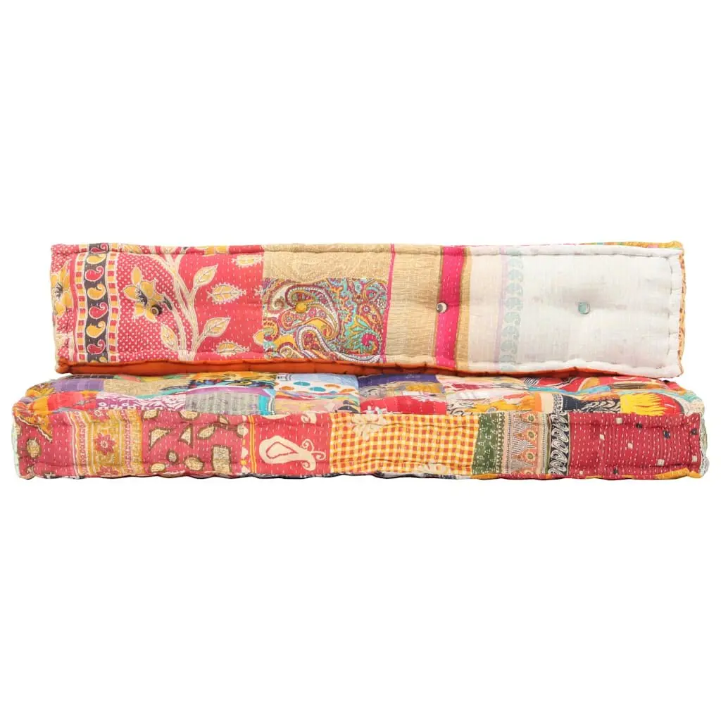 Multicolour Patchwork Pallet Sofa Cushion